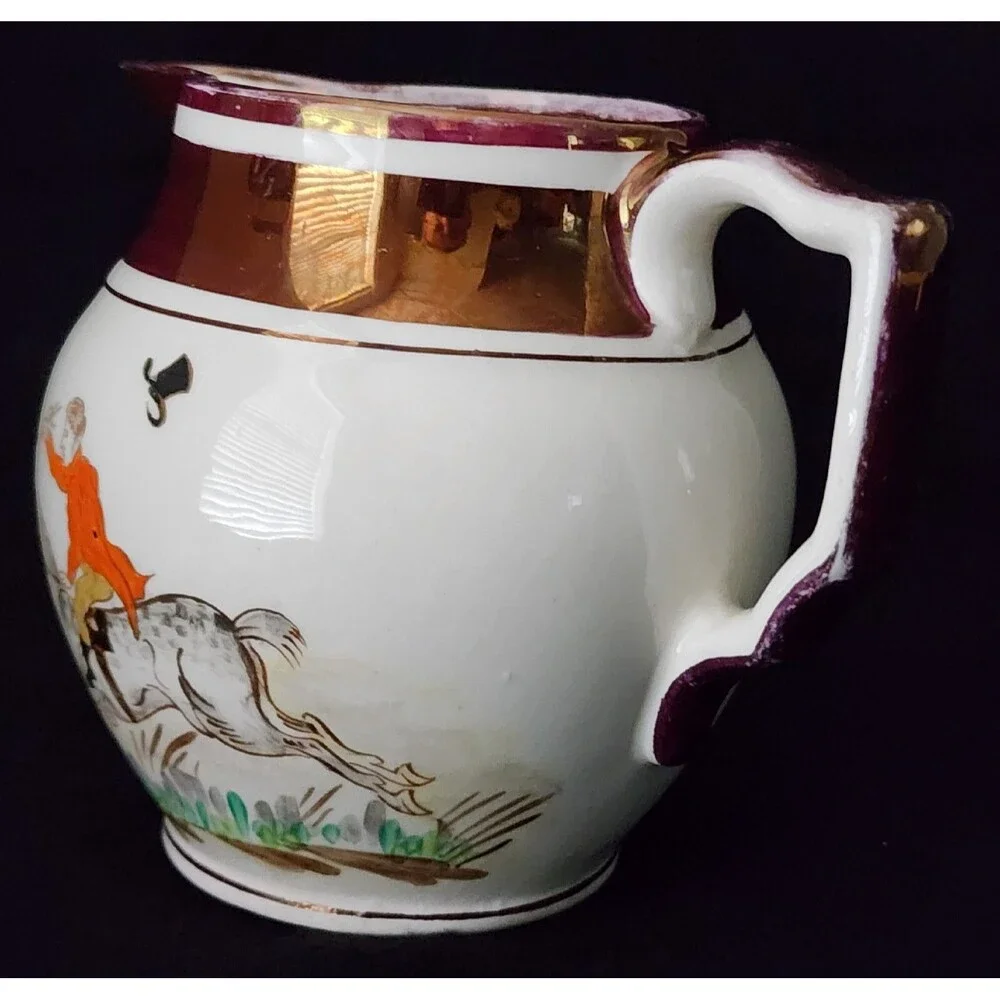 Gray's Pottery ~ Foxhunting Pitcher/Jug